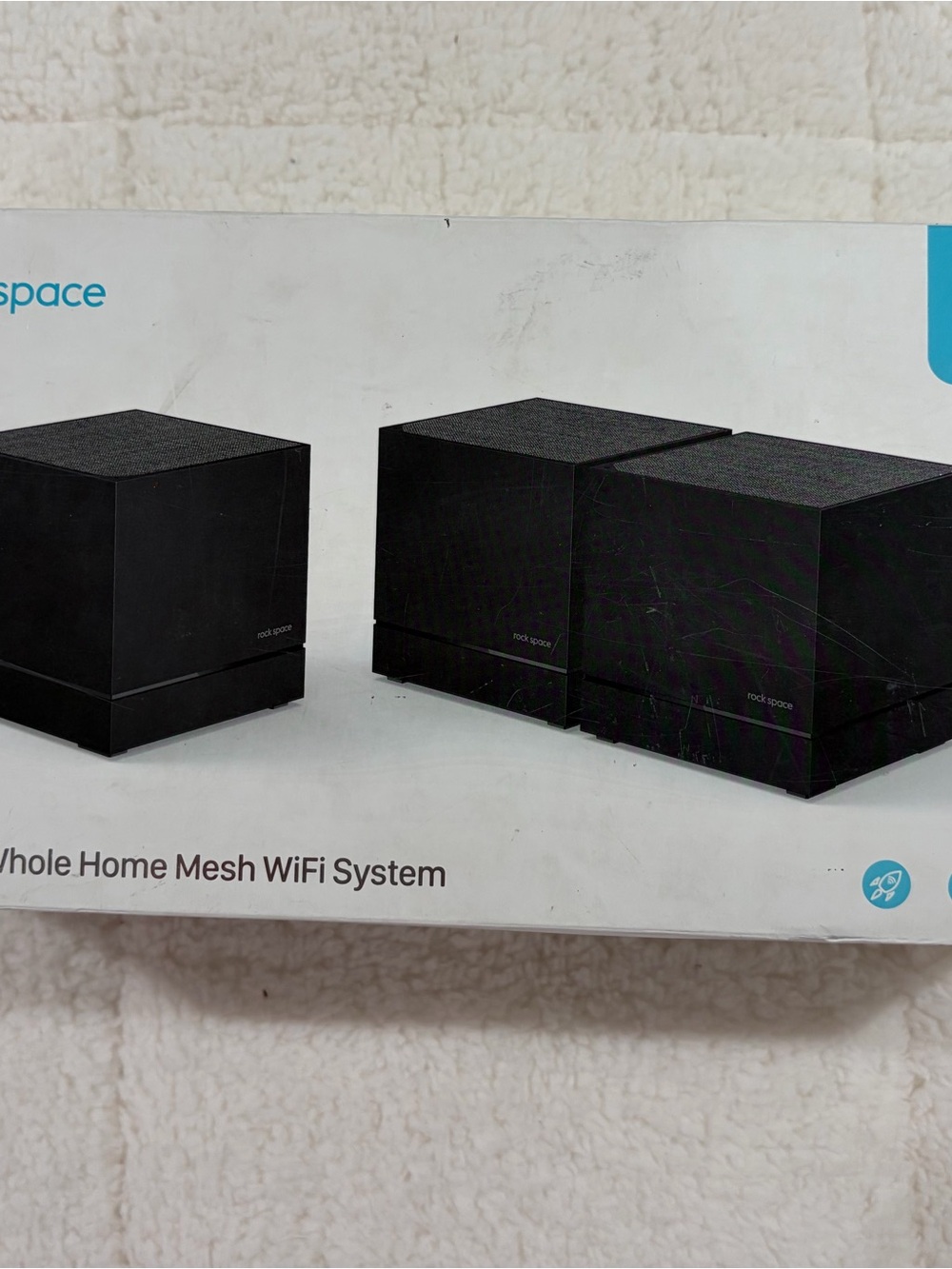 Rock Space Whole Home Mesh WiFi System - Black